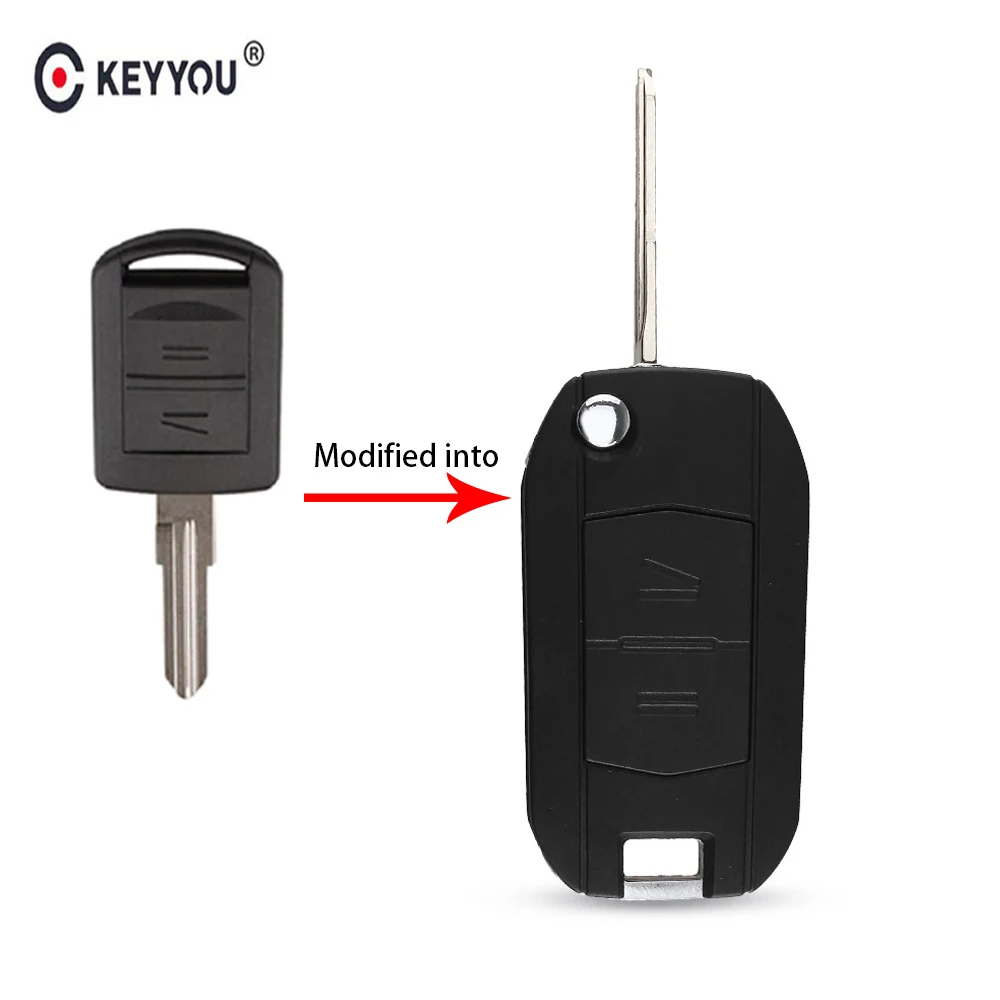 KEYYOU модифицированный складной флип чехол с дистанционным управлением для ключей