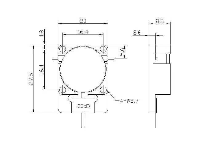 Используется WG2027X-1-30 925-960 мГц GSM питания RF изолятор 30dB затухание чип RFTYT