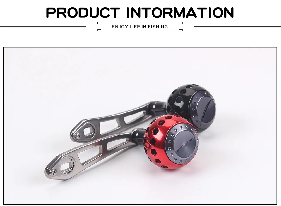 JITAI Metal Fishing Reel Handle Single Knob Hole Size 8x5mm For Baitcasting/Spinning Fishing Wheels Rocker Tool Free Shipping
