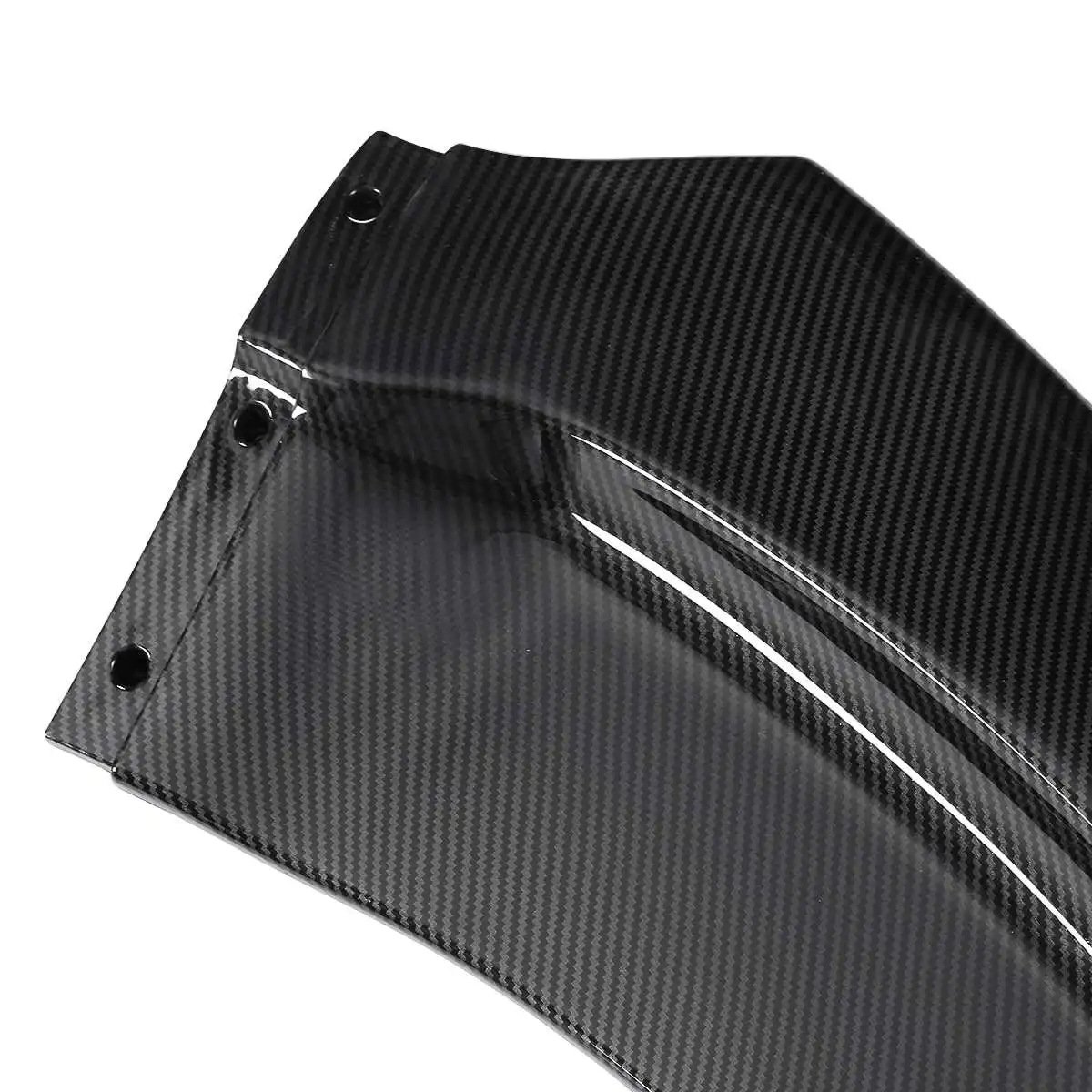 3PCS Carbon Fiber Look/Black Car Front Bumper Splitter Lip Body Kit Spoiler Diffuser Guard For Dodge For Charger SRT 2015-2019