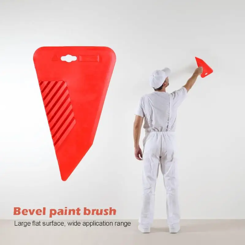 Красные конические мягкие резиновые кисти инструменты для рисования стены тиснение краски ing Декор роликовые кисти домашний офис стены скребок украшения