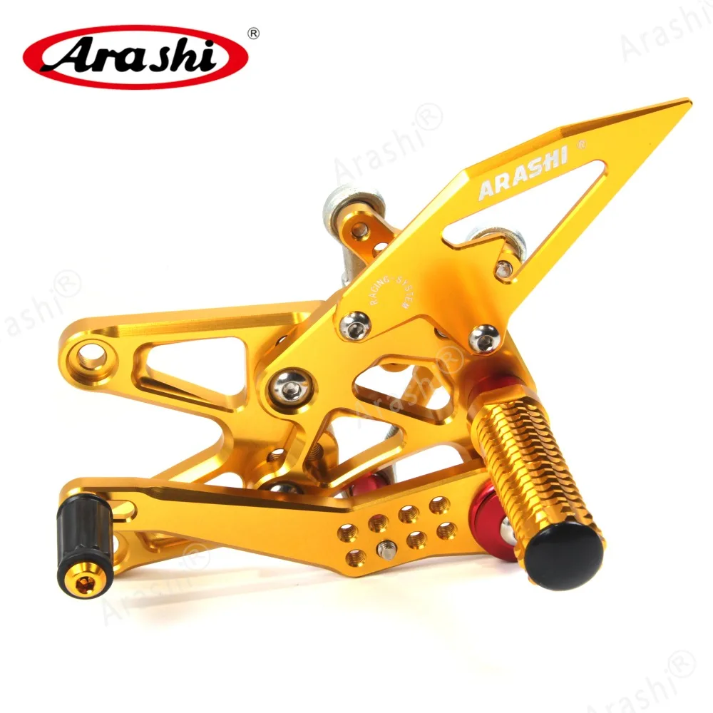 ARASHI мотоциклетные Rider подножки для TRIUMPH DAYTONA 675 675R 2013- CNC Регулируемые подножки Rearset