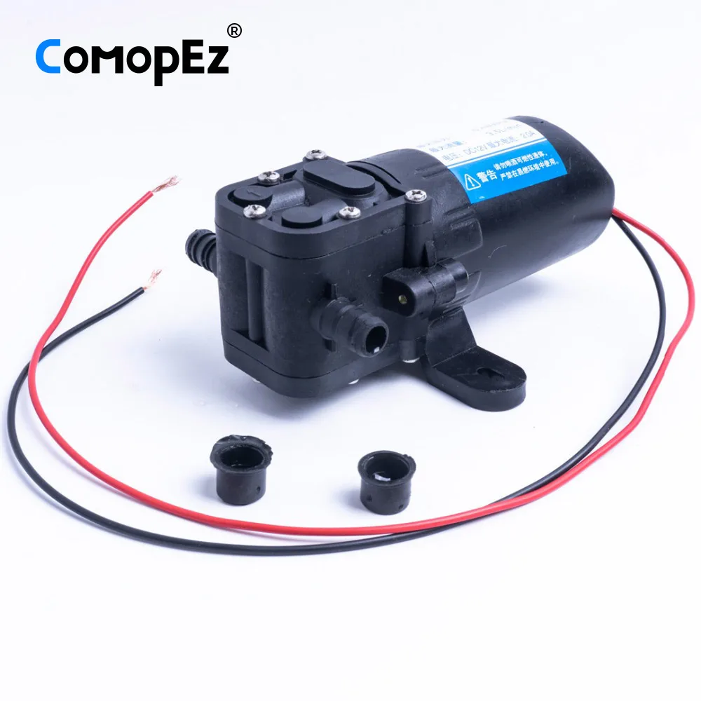 DC 12 В 70PSI 3.5L/мин сельскохозяйственный Электрический водяной насос черный мембранный Водяной опрыскиватель высокого давления автомойка 12 В 0,48 МПа