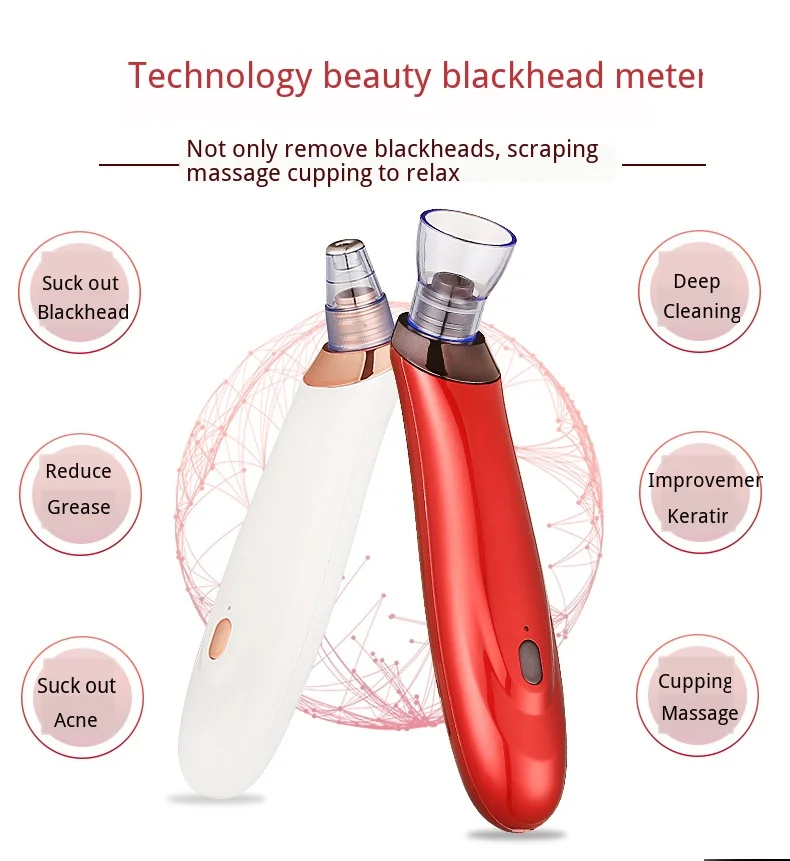 Máquina de Cuidados com a Pele Cuidados com o Rosto Elétrica Cravo Acne Removedor Rosto Exportação Instrumento Beleza Poros Profundos Mais Limpo 10 cuidados com a pele rosto cravo exportação