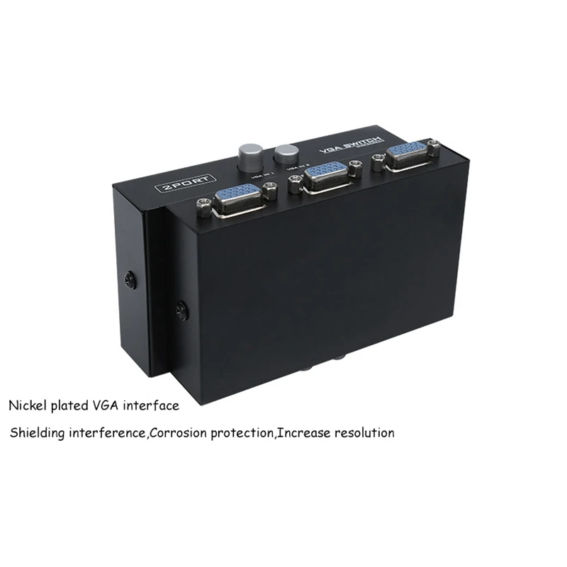 AAAE Top-1920x1440 переключатель Vga 2 в 1 из 2 Порты и разъёмы обмен коммутатор PLC сплиттер для компьютерной клавиатуры Мышь монитор адаптер