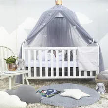 Подвесная круглая купольная палатка украшение для детской комнаты декоративный навес покрывало сетка-занавеска от насекомых домашний навес для детской кроватки для детей Детская кровать бампер