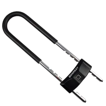 

Smart Fingerprint U-lock Anti-theft Bike Bicycle Cycling Motorcycle Lock USB Quick Unlock Bicycle Lock