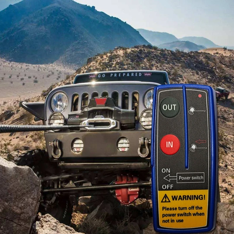 Digital Winch Solenoid Relay Contactor Wireless Remote Control Kit Universal for t.u.k.Jeep-ATV SUV 12V 24V Waterproof K0AF