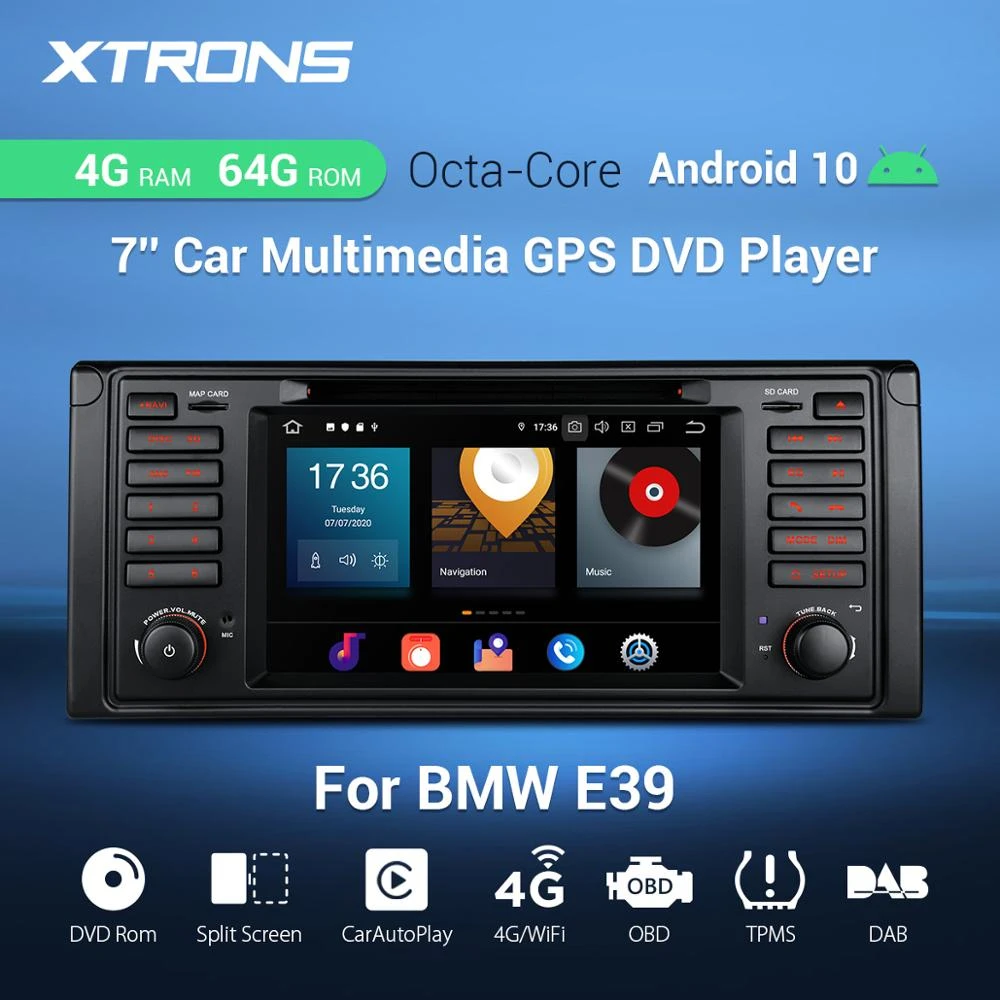 Xtrons Android 10.0 Px5 Octa Core Car Radio Dvd Player Gps Navigation For Bmw  E39 1995-2003 M5 1999-2003 - Car Multimedia Player - AliExpress