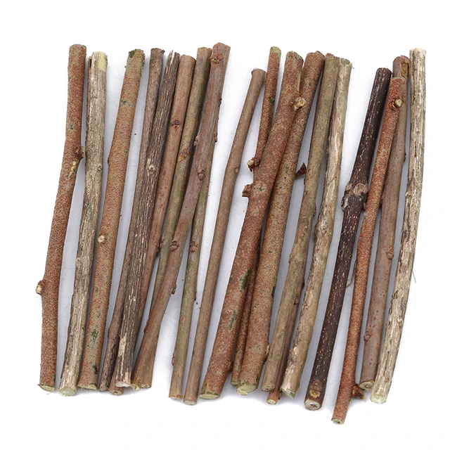 20pcs/set Original Small Wooden Sticks Grocery Branches Wooden Sticks DIY  Materials For Garden Wedding Table