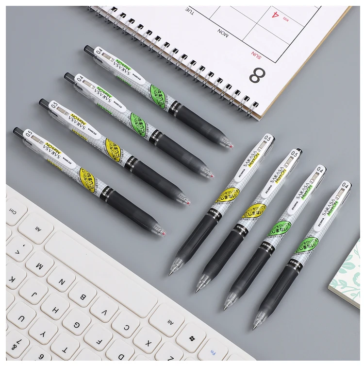 1 шт. 0,4 мм/0,5 мм zebra JJ77-BK Sarasa гелевая ручка быстрый сухой пресс нейтральная ручка для студенческого письма Kawaii пресс тип Kawaii канцелярские принадлежности