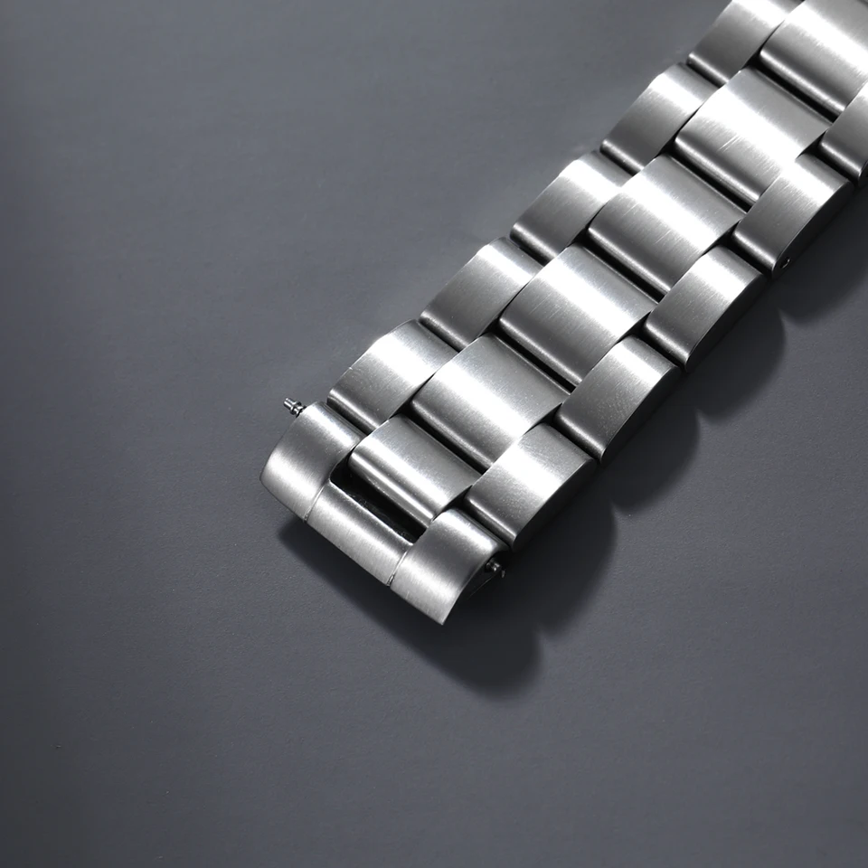 Cinturino Orologio In Acciaio 316L Jubilee – Estremità Piatta – 18mm 19mm 20mm