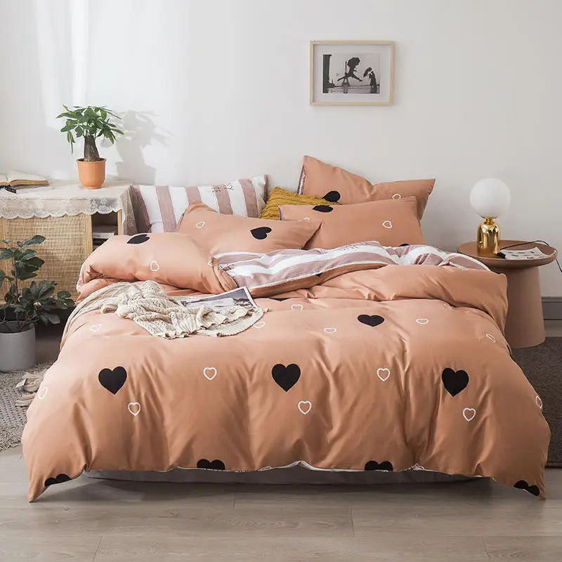 Duvet Cover 3/4 pcs bedding Set Sheet Quilt Comforter Pillow Case Bed Linen Adult Kids Child Size24 | Дом и сад