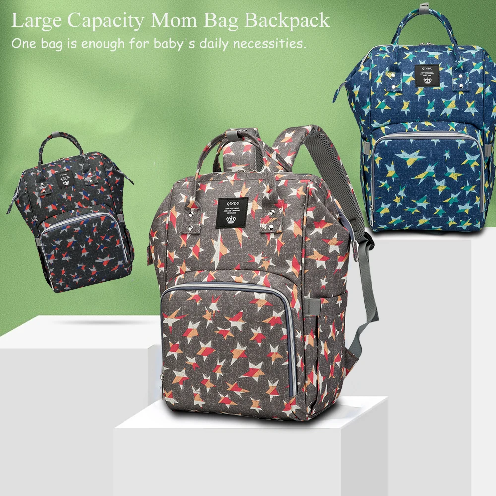Backpack Handbag Diaper-Bag Mommy-Bag Multifunction Large-Capacity Baby Fashion Waterproof