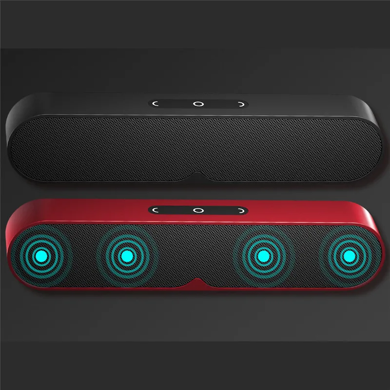 

F1 Plus Bluetooth Speaker Portable Wireless Computer Speaker Sound System 3D Stereo Bass Outdoor Loudspeaker for TF USB AUX D30