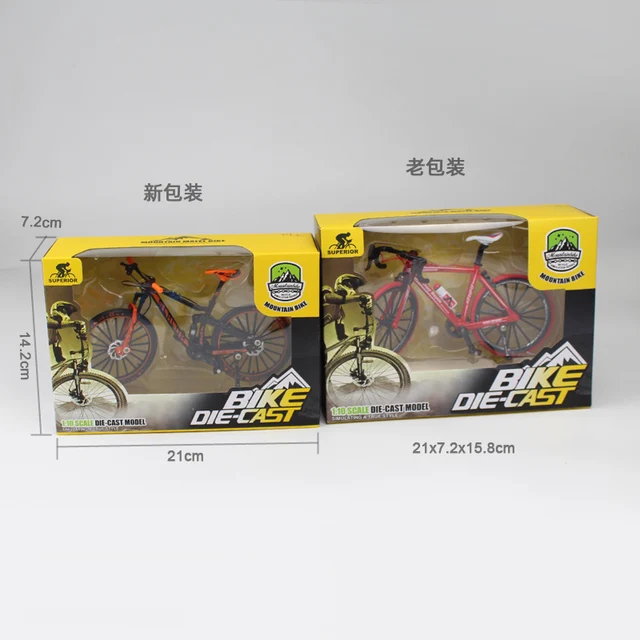 Mini 1:10 Alloy Bicycle Model Diecast Metal Finger Mountain bike Racing Toy Bend Road Simulation Collection Toys for children 3