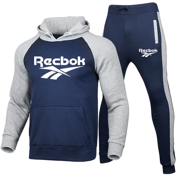 

2 Pieces Sets Tracksuit Men Hooded Sweatshirt+pants Pullover Hoodie Sportwear Suit Winter hoodies Sport Mens Clothes Size S-3XL