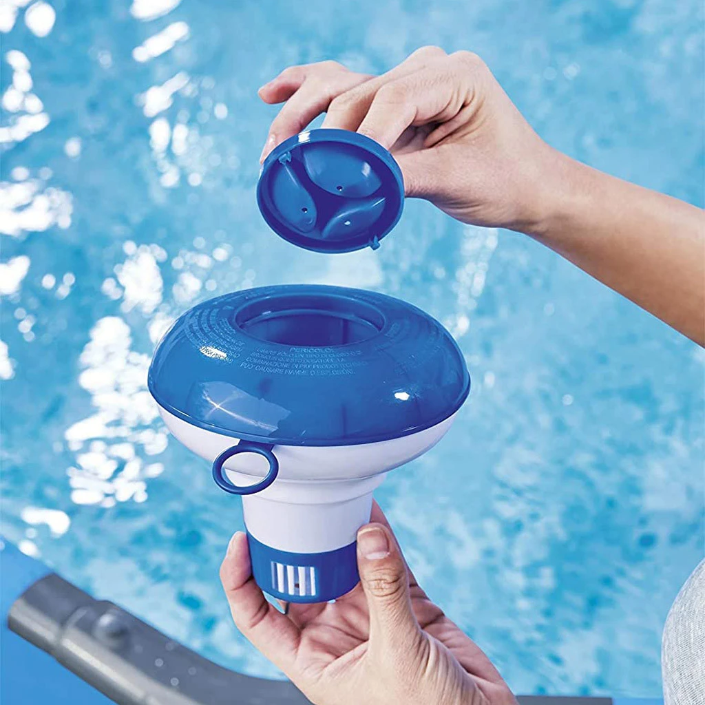 Dispensador de cloro flotante para piscina, salida de ajustable, accesorios para piscina que proporcionan cloro|Piscinas y accesorios| - AliExpress