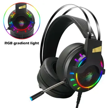 

Ottwn K3 Game Headphone Chicken earphone Luminous Gaming Headset Wired Chicken 7.1 Channel Desktop Notebook with Microphone Hot