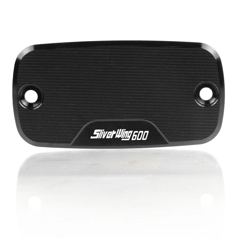 

1 Pair Motorcycle Parts Fluid Tank Cap Power Part Front Brake Reservoir CNC Aluminum Cover For Honda Sliver Wing600 2003-2014