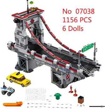 

07038 Web Warriors Ultimate Bridge Compatible 76057 Building Block 1156Pcs Brick Education Toys For Children Christmas Gift