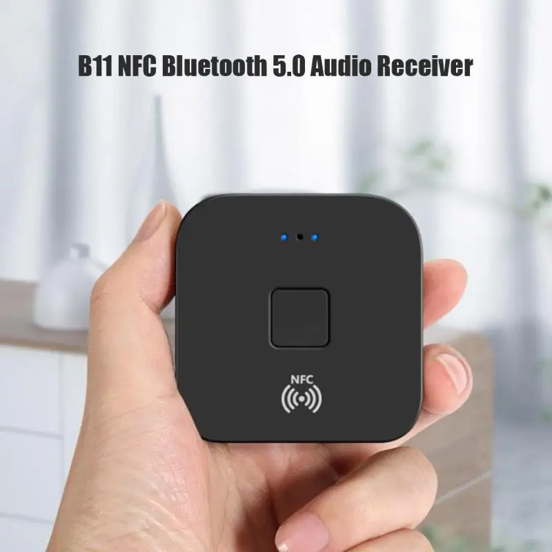 NFC Bluetooth 5,0 музыкальный приемник 3,5 мм AUX RCA Jack Hifi беспроводной адаптер Hands-free Авто Вкл/Выкл автомобильный аудио приемник