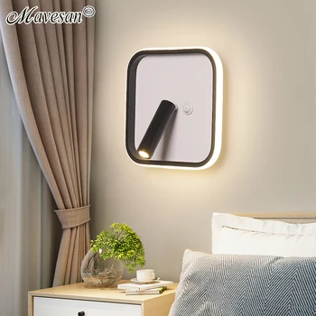 

New LED Wall Lights For Bedside Stairway Living Room Corridor Sofa Background Indoor Home Decorative Sconce AC90-260V Fixtures