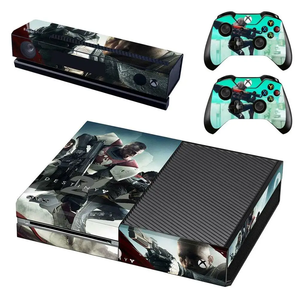 GSTM1092 Destiny 2 Стикеры s для xbox one из винила и кожи Стикеры наклейки для домашнего декора для xbox one консоль игровой Кинект-два контроллера - Цвет: GSTM1092