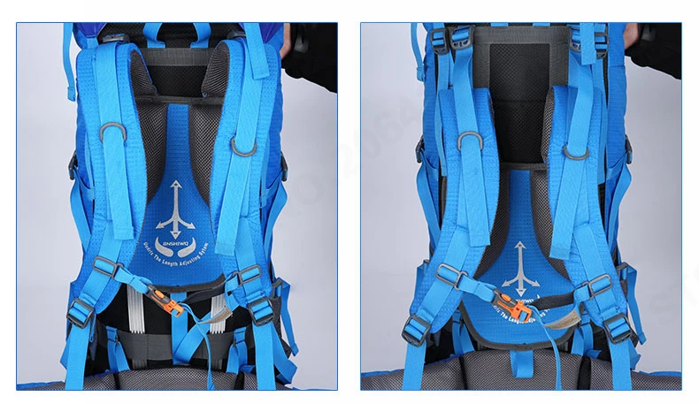 80L Large Capacity RucksacksOutdoor Backpack Climbing Backpacks Hiking Big Sport Bag Travel Bag Mountain Men Waterproof  Bags