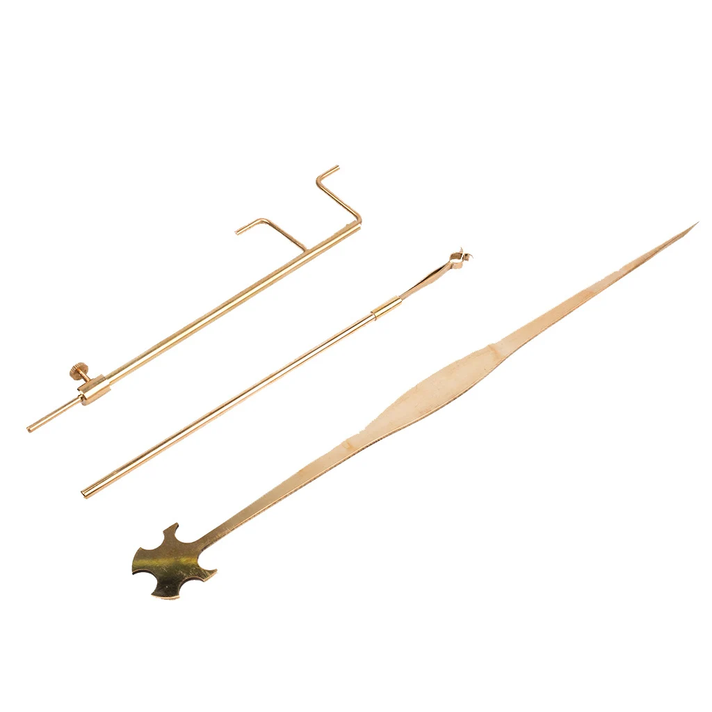 

4/4 Cello Luthier Tools Sound Post Gauge Measurer Retriever Clip Setter Musical Instument Parts