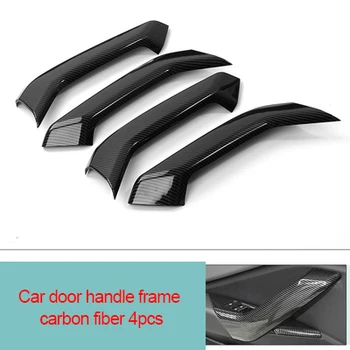 

For Volkswagen Jetta Sagitar 2019 carbon fiber Car door handle frame 4pcs