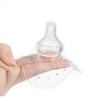 

Pacifier Type Nipple Shields Feeding Auxiliary Anti-Bite Bra Liquid Silicone Pacifier Type Universal Cup Nipple Protector