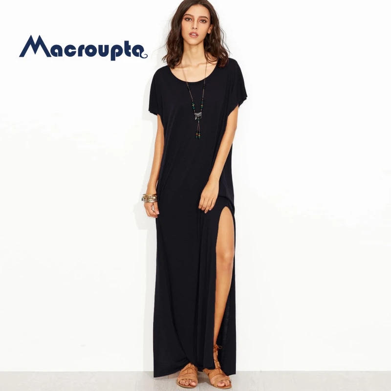 boho maxi shirt dress