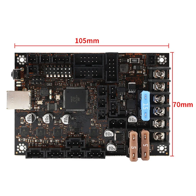 3d принтер материнская плата комплект для Prusa MK3/3 S Einsy Rambo 1.1B с TMC2130 SPI+ 2004Lcd