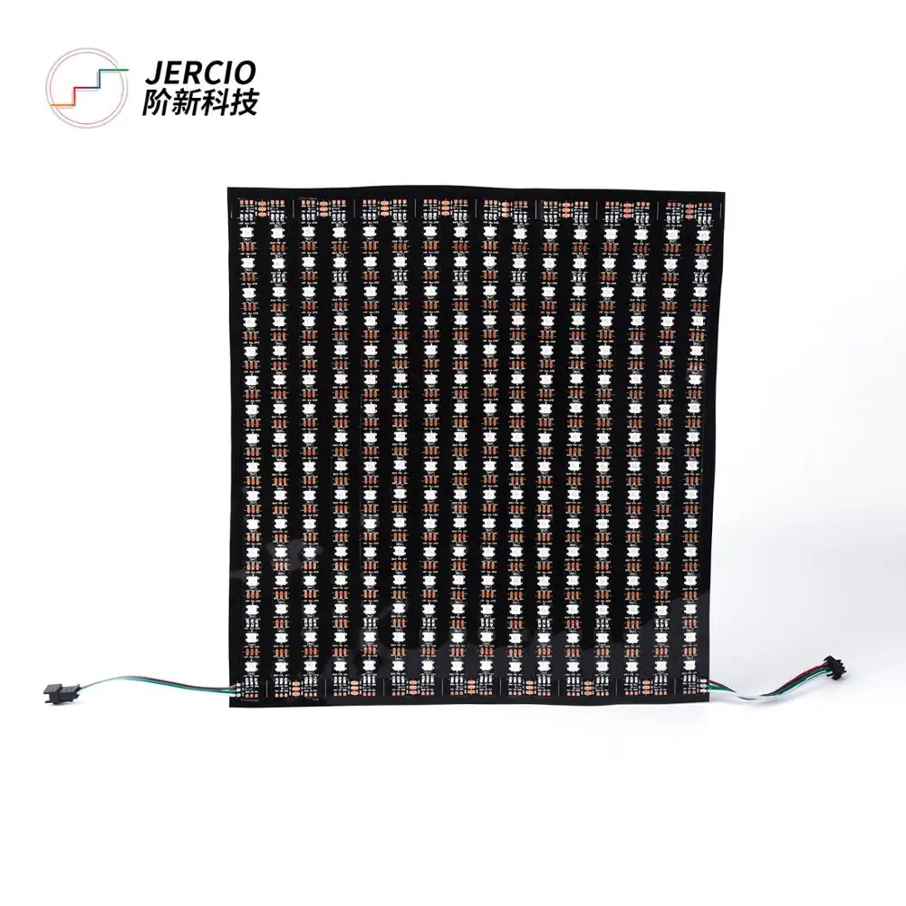 WS2812B RGB гибкая Пиксельная панель 26*26 см матричный экран ECO светодиодный модуль WS2812