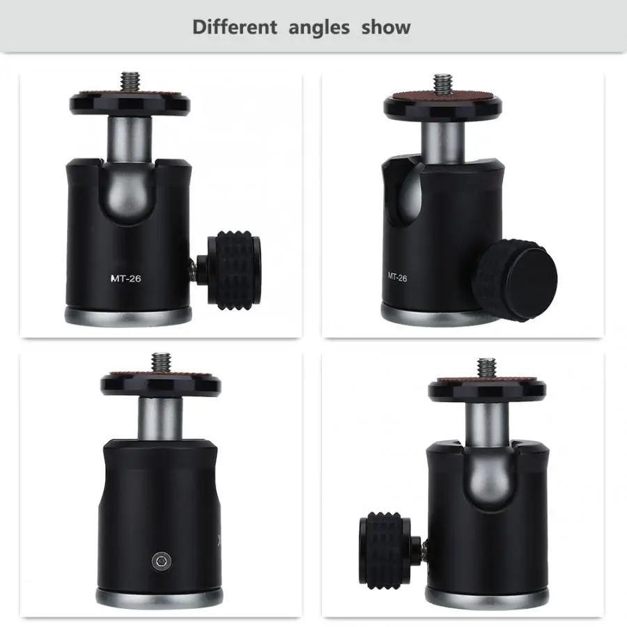 1/" screw Support with 1/4" Ball Head for Video Camera Camcorder Gimbal Head