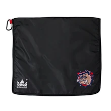 Полотенце для гольфа из микрофибры, полотенце для тележки с зажимом, одностороннее водонепроницаемое полотенце С Рисунком Тигра, собаки, черный цвет