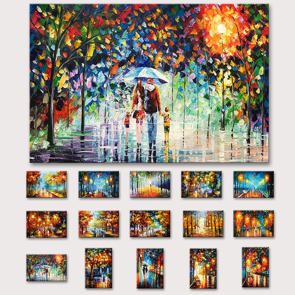 Arthyx pinturas de parede pintadas à mão, modernas, tamanhos grandes, faca abstrata, pintura a óleo em tela, arte de parede, imagem para sala, casa decoração