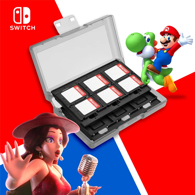 Zend Switch аксессуары 24 в 1 игровая Карта памяти Micro SD чехол держатель для nintendo Switch защита для хранения коробка