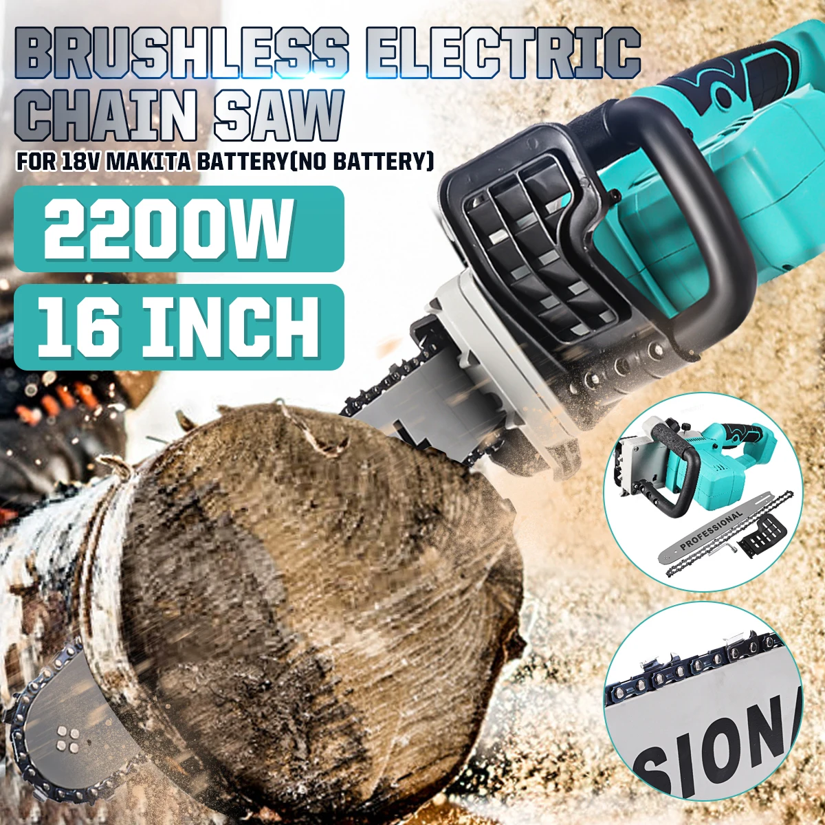 Беспроводная цепная пила Makita 16 дюймов 18 в | Инструменты