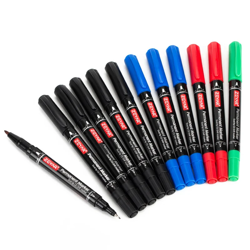 Super Black Fineliner Permanent Ink Pen Sets by Creative Mark