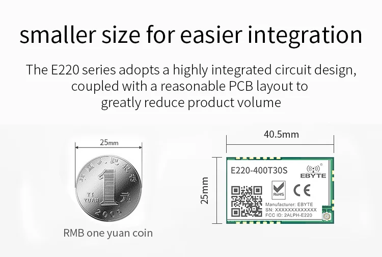 smd uart interface ipex antena