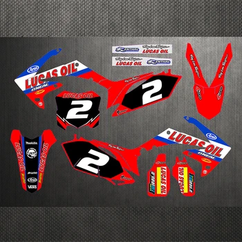 

Motorcycle stickers custom complete tool graphics background decal sticker quantity luster for teamCRF250R10-13 450R09-12 2012