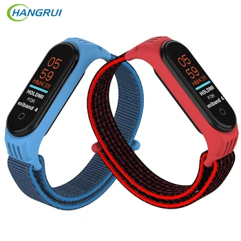 

For Xiaomi Mi Band 5 Bracelet Replacement Nylon Wrist Strap for Xiaomi MiBand 5 Band5 Band5 NFC Sport Soft Belt Straps