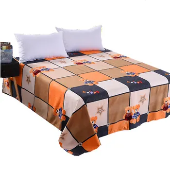 

2019 autumn/winter new style thickened twill sheets 230X230 bedding sheet queen size set