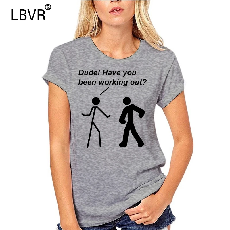 Have You Been Working Out Stickmen Funny Joke Irony Gym Fitness Workout