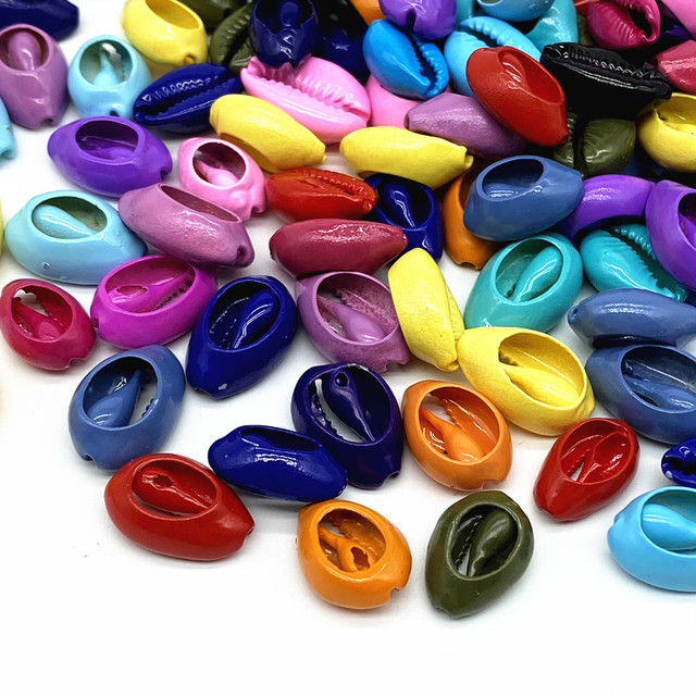 Multicolor Natural Shell Loose Spacer Beads 10-20mm Oval Beaded For Jewelry Charm Necklace Bracelet Accessory #ZZ04
