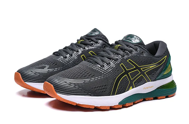 Asics- Hombre Nimbus 21 оригинальные мужские кроссовки для бега стабильность Asics мужские кроссовки дышащие спортивные Nimbus 21