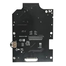 Placa de botones negra, Cable de cinta, pantalla LCD, soporte de pantalla LCD, lente de cristal para clásico de GB, DMG, IPS, Kits de pantalla LCD, accesorios