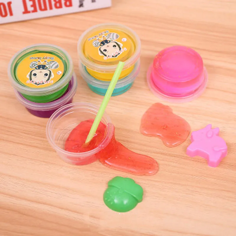 

5D Crystal Ultralight Clay Fluffy Foam Sludge Plastic Mud Creative Manual DIY Gift Box Soft Mud Clay Stress Elimination Kid Toy